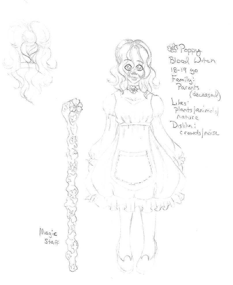 TPW - Poppy Reference Sketch by Wildnature03 on DeviantArt