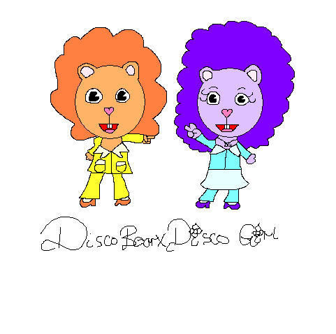 Disco BearxDisco Girl