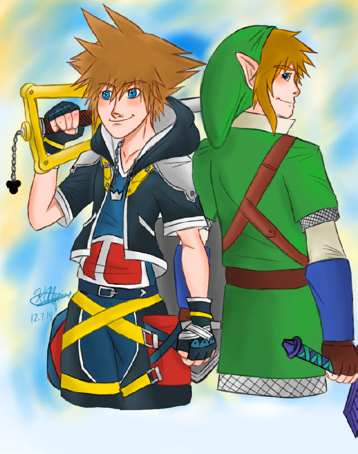 The Keyblade's Chosen One and the Hero of Light