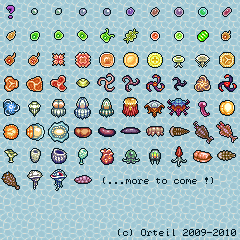 SimEvolution sprite-set