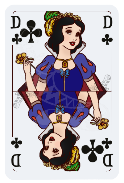 Snow White Playing Card - Color by CheshireScalliArt on DeviantArt