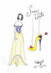 Snow White - Modern Fashion Sketch (Gown)
