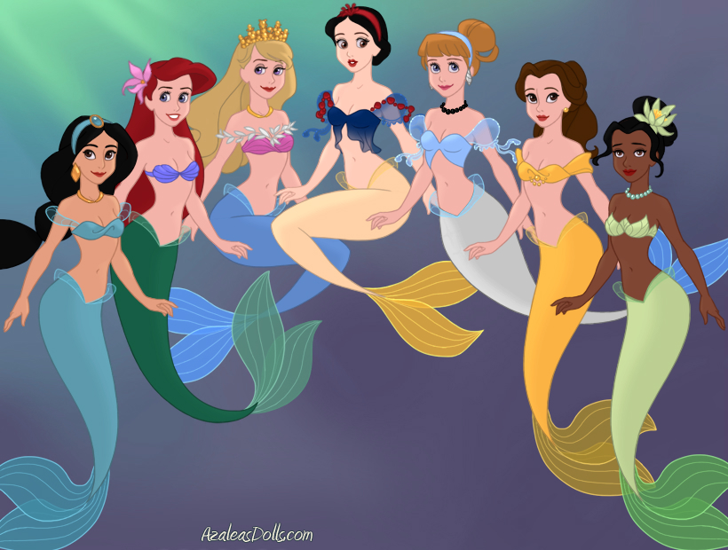 AzaleasDolls MermaidScene - Classic Princesses by