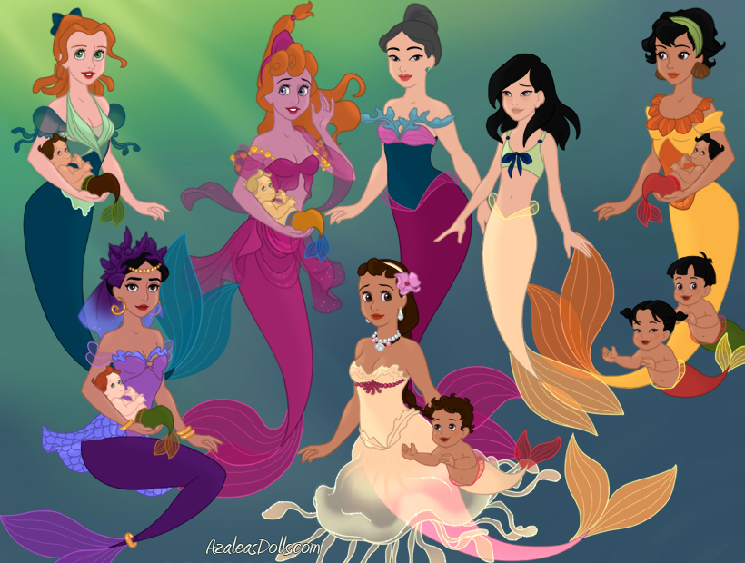 All Disney Princesses Dolls by fragolette on deviantART