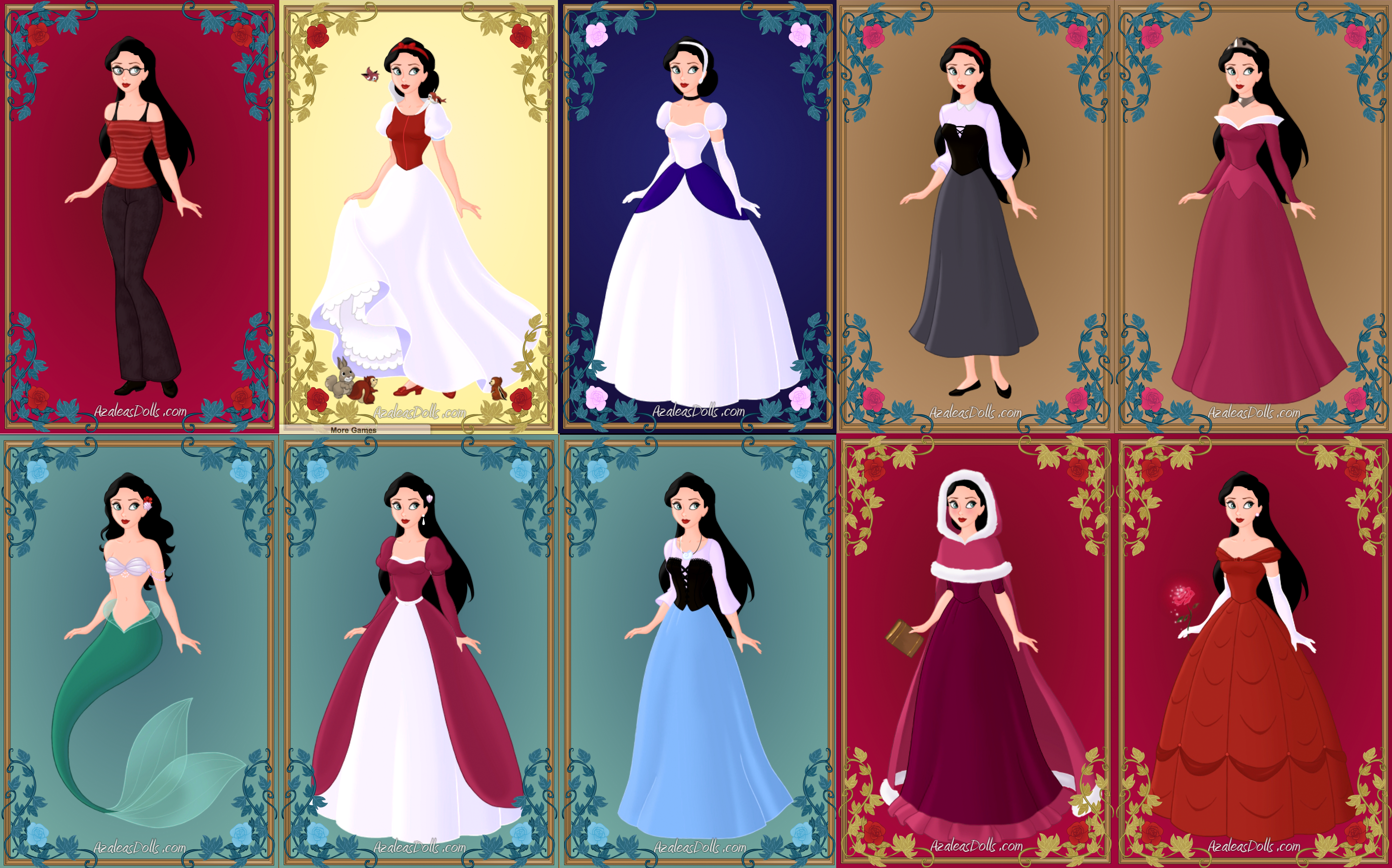 Disney Princess Chart by AzaleasDolls on DeviantArt