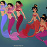 AzaleasDolls MermaidScene - Disney Harem Girls