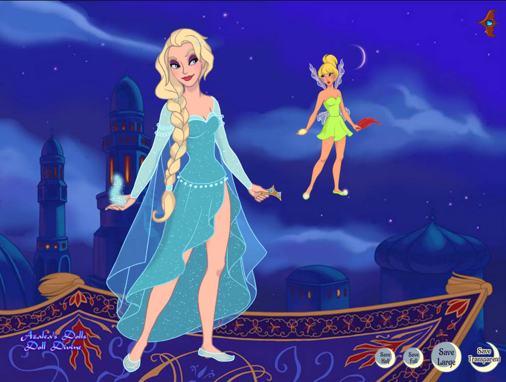 AzaleasDolls SnowQueenScene - Disney Princesses 1 by CheshireScalliArt on  DeviantArt