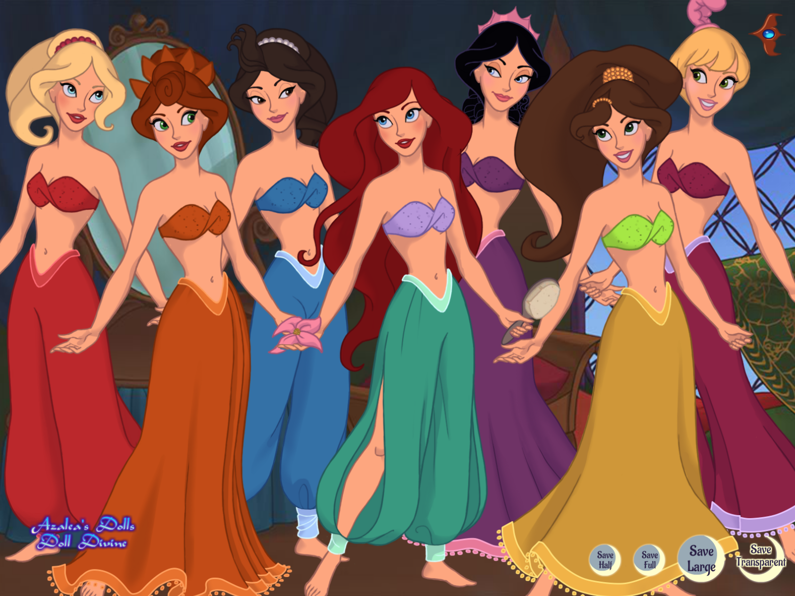 AzaleasDolls MermaidScene - Disney Mothers by CheshireScalliArt on  DeviantArt