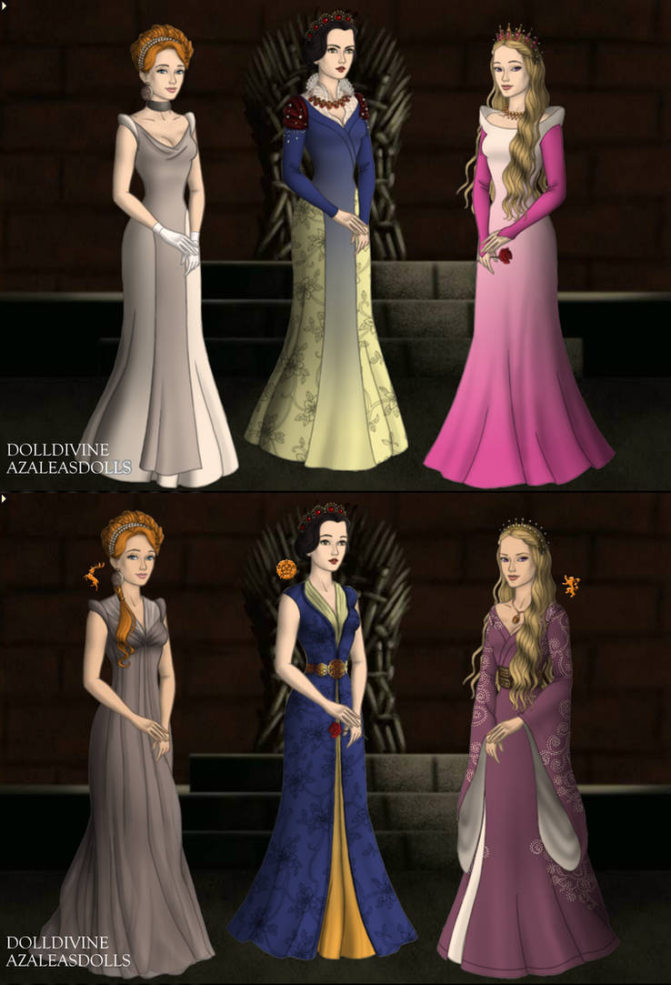 AzaleasDolls Game of Thrones - Disney Princess 1 by CheshireScalliArt ...