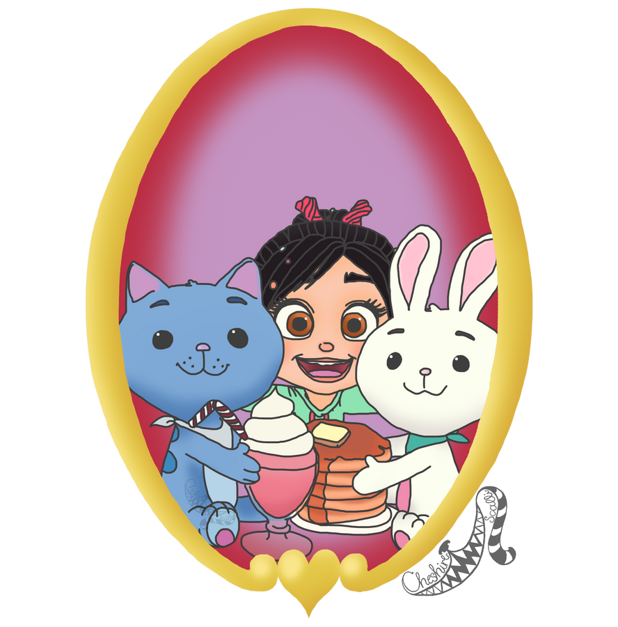 Vanellope Rabbit Disney Pets - 51 Vanellope by CheshireScalliArt on DeviantArt