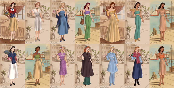 Pin by Fata Morgana on AzaleasDolls  Disney princess dresses, Dress  sketches, Fashion illustration vintage