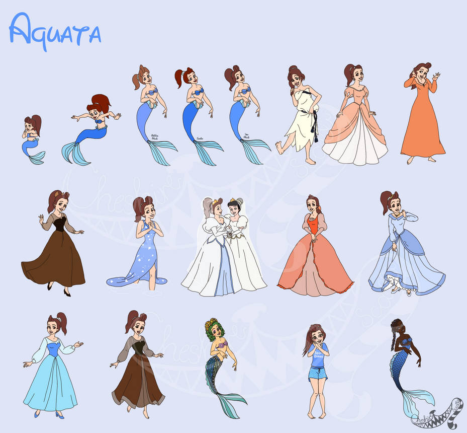 Disney Little Mermaid Aquata Designs Costumes By CheshireScalliArt disney-little-mermaid-aquata-designs-costumes-by-cheshirescalliart