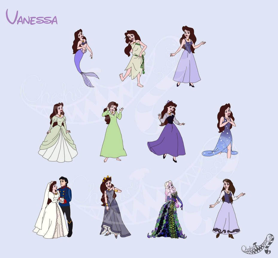 Disney Little Mermaid - Vanessa - Designs/Costumes by CheshireScalliArt ...