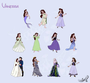 Disney Little Mermaid - Vanessa - Designs/Costumes