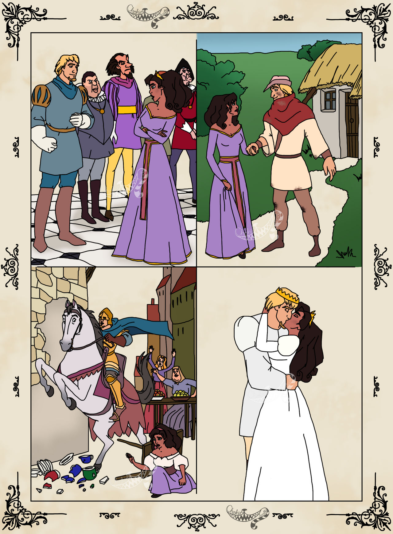 Disney Grimm's Fairy Tales King Thrushbeard by CheshireScalliArt on