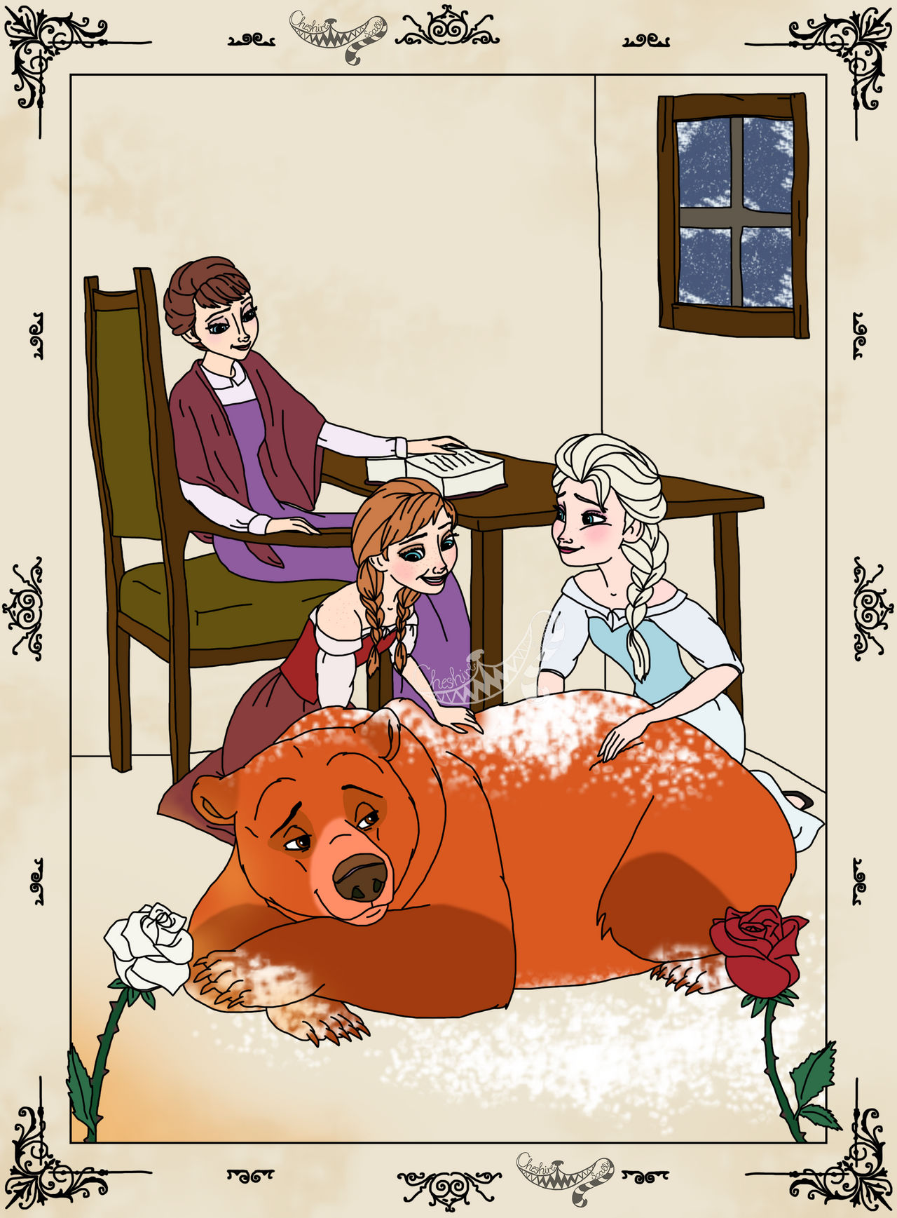 Grimm S Fairy Tales Snow White And Rose Red By Cheshirescalliart On Deviantart Grimm S Fairy Tales Snow White And Rose Red By Cheshirescalliart On Deviantart