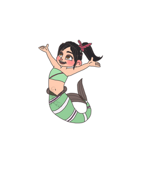 MerMay 2022 - Disney Mermaids - 18 Vanellope