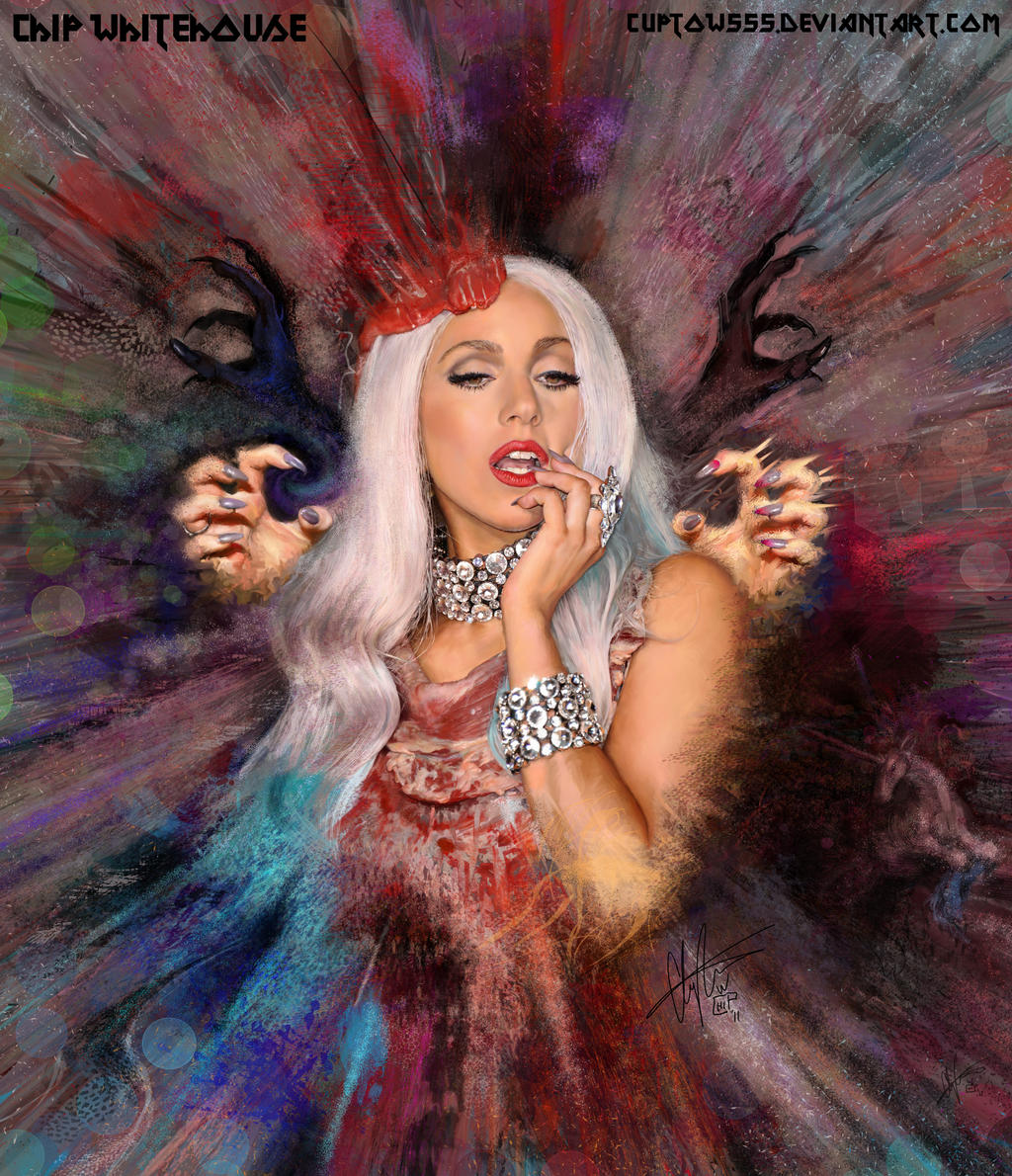 Painting Lady GaGa