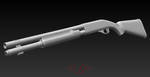 Remington Marine Shotgun WIP by IconDevco