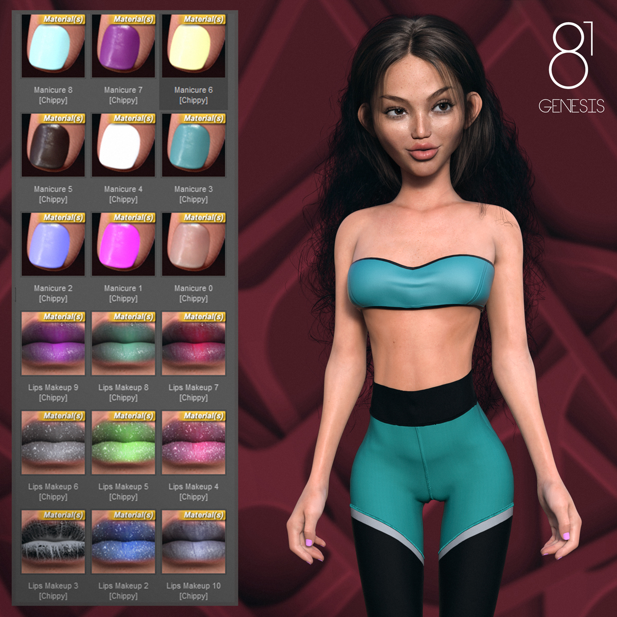 Chippy Dronka G8.1 for Daz3D