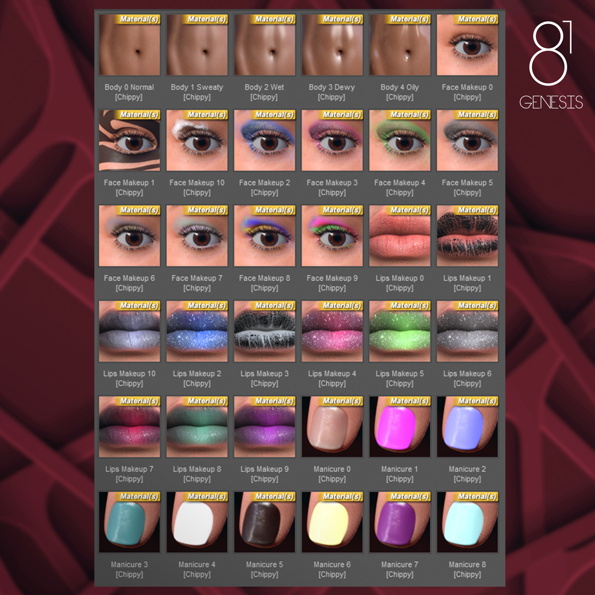 Chippy Dronka G8.1 for Daz3D