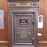 old bank post box stock photo1