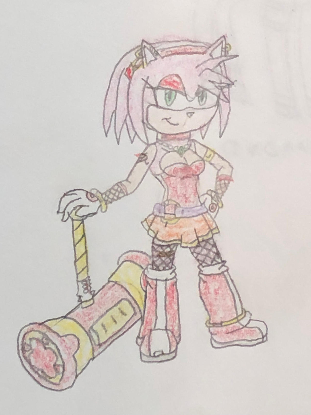 FANART Sth: Genesis Amy Rose 'Rosy the Rascal' by 90sfun05 on DeviantArt