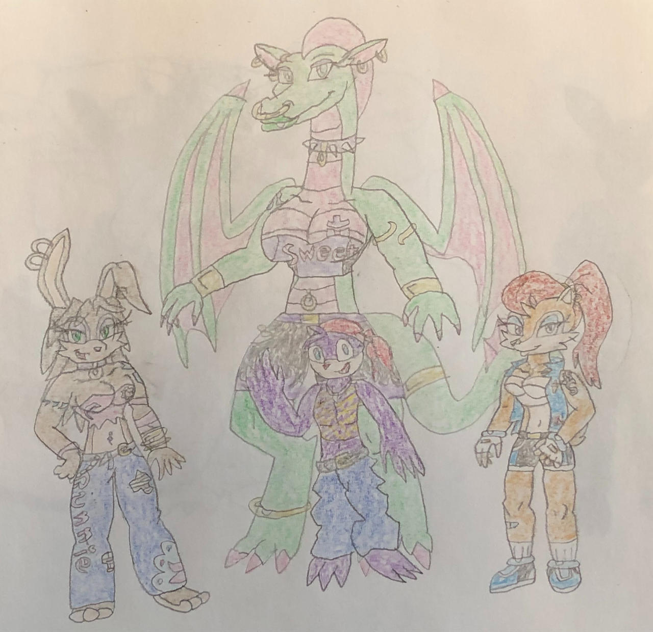 {FANART} Nintendo High- Sally's crew by 90sfun05 on DeviantArt
