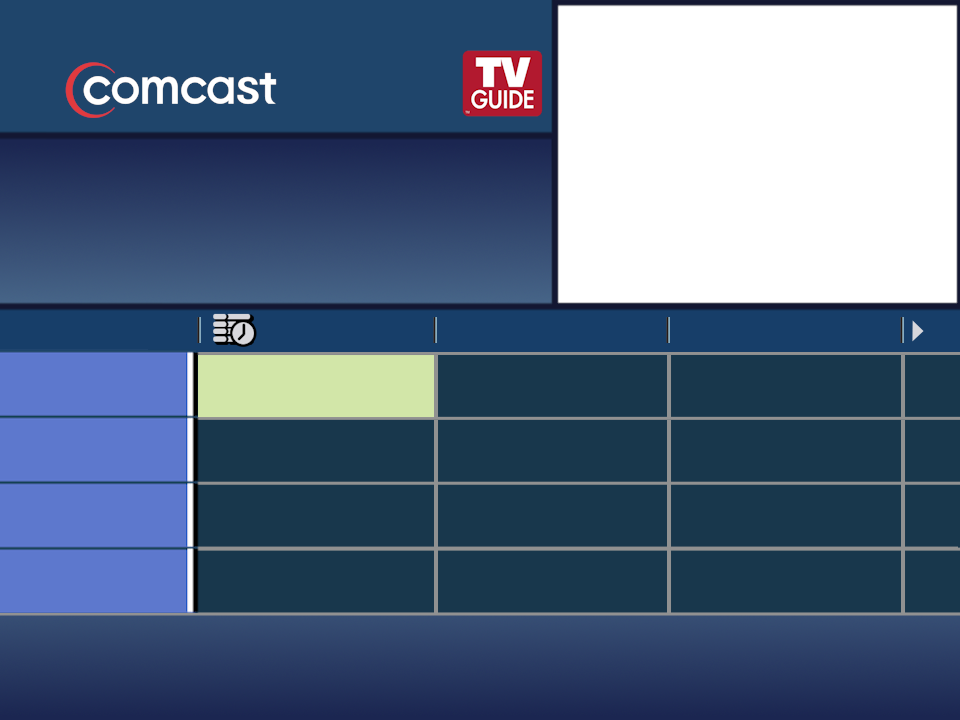 Comcast TV Guide Template (late 2000s) by cheezitburger on DeviantArt