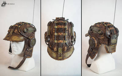 Leather Headphone Helmet