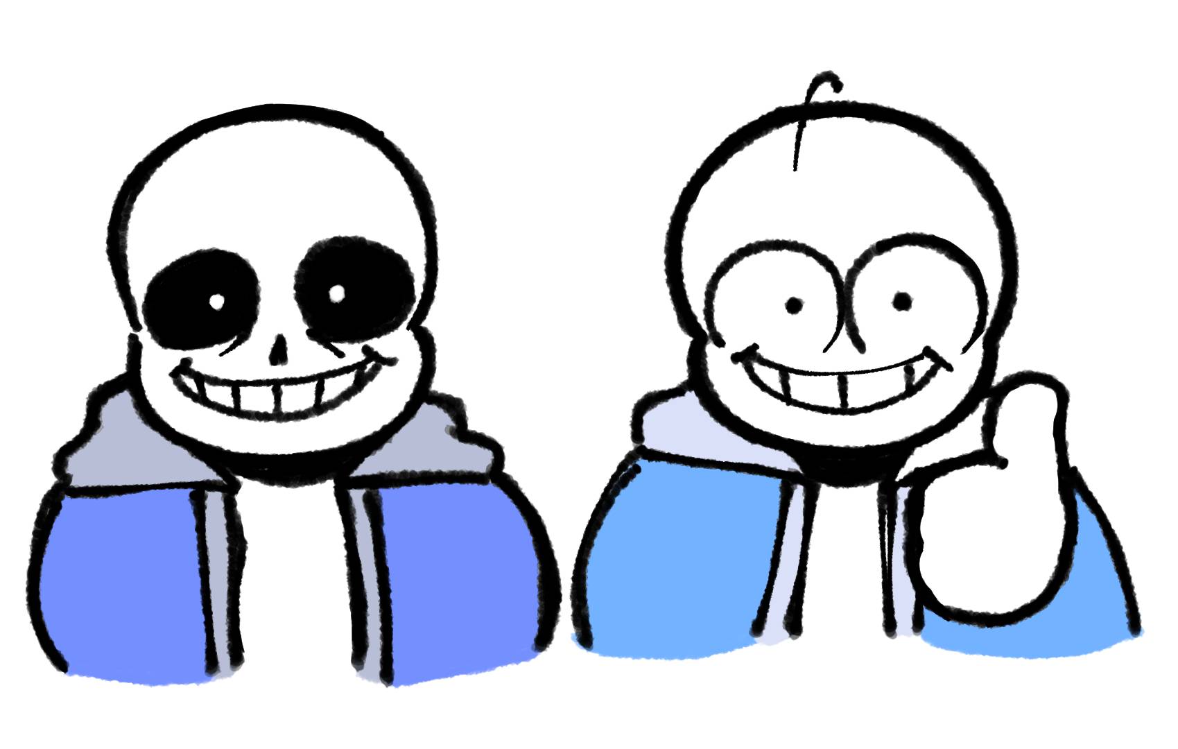 Normal Sans Normal sans and my sans by mocchi123 on DeviantArt