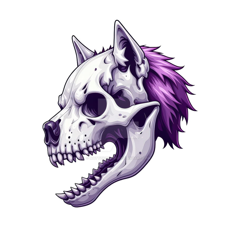 Wolf Demon Skull Design 2 by Mattzoodahh on DeviantArt Wolf Demon Skull Design 2 by Mattzoodahh on DeviantArt