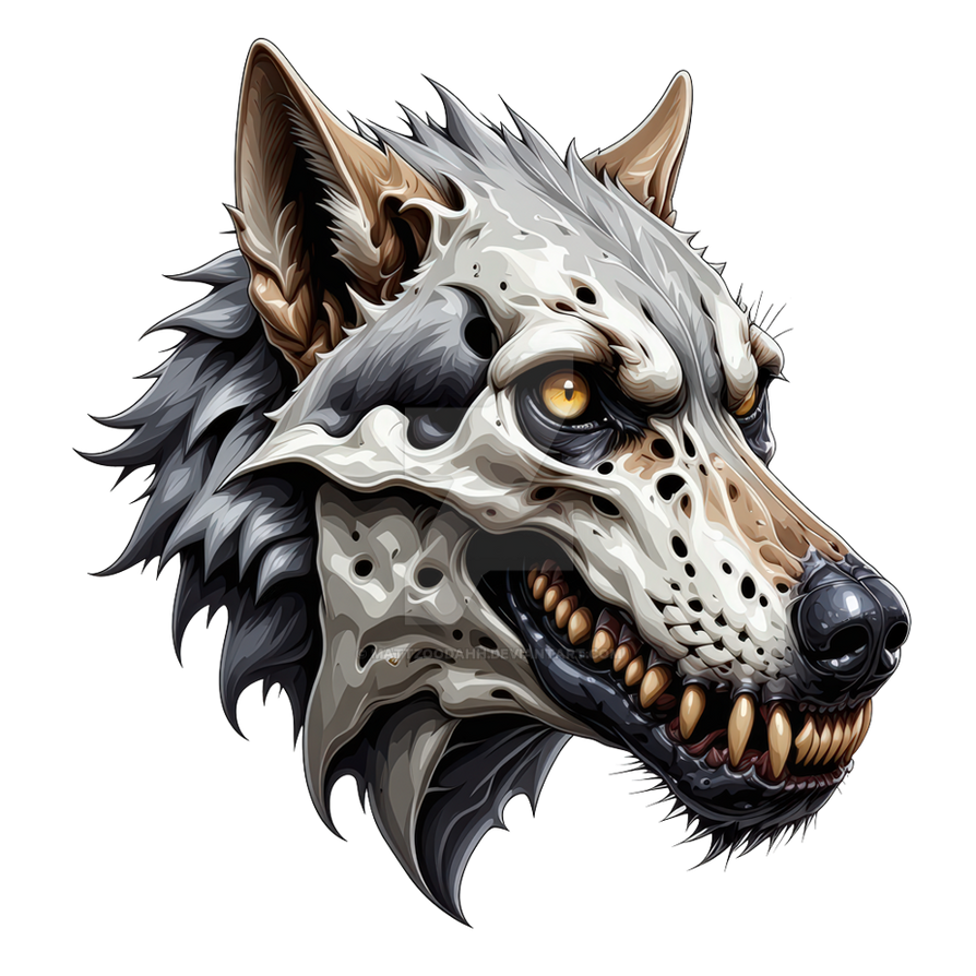 Wolf Demon Skull A2 by Mattzoodahh on DeviantArt Wolf Demon Skull A2 by Mattzoodahh on DeviantArt