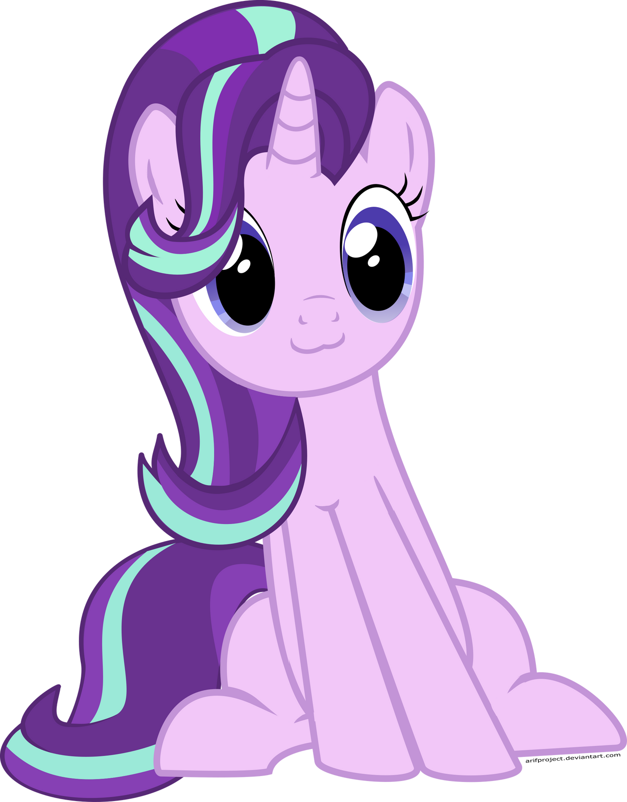 Starlight Glimmer cat face vector