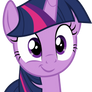 Twilight Sparkle smirk vector