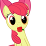 Apple Bloom cat face vector