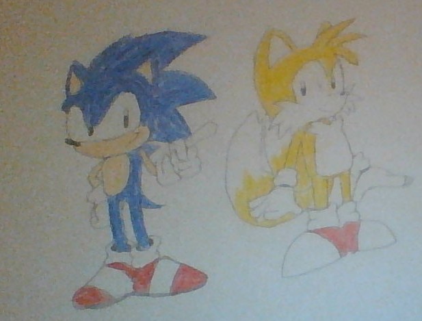 Modern Sonic and Tails by Eddahead63 on DeviantArt