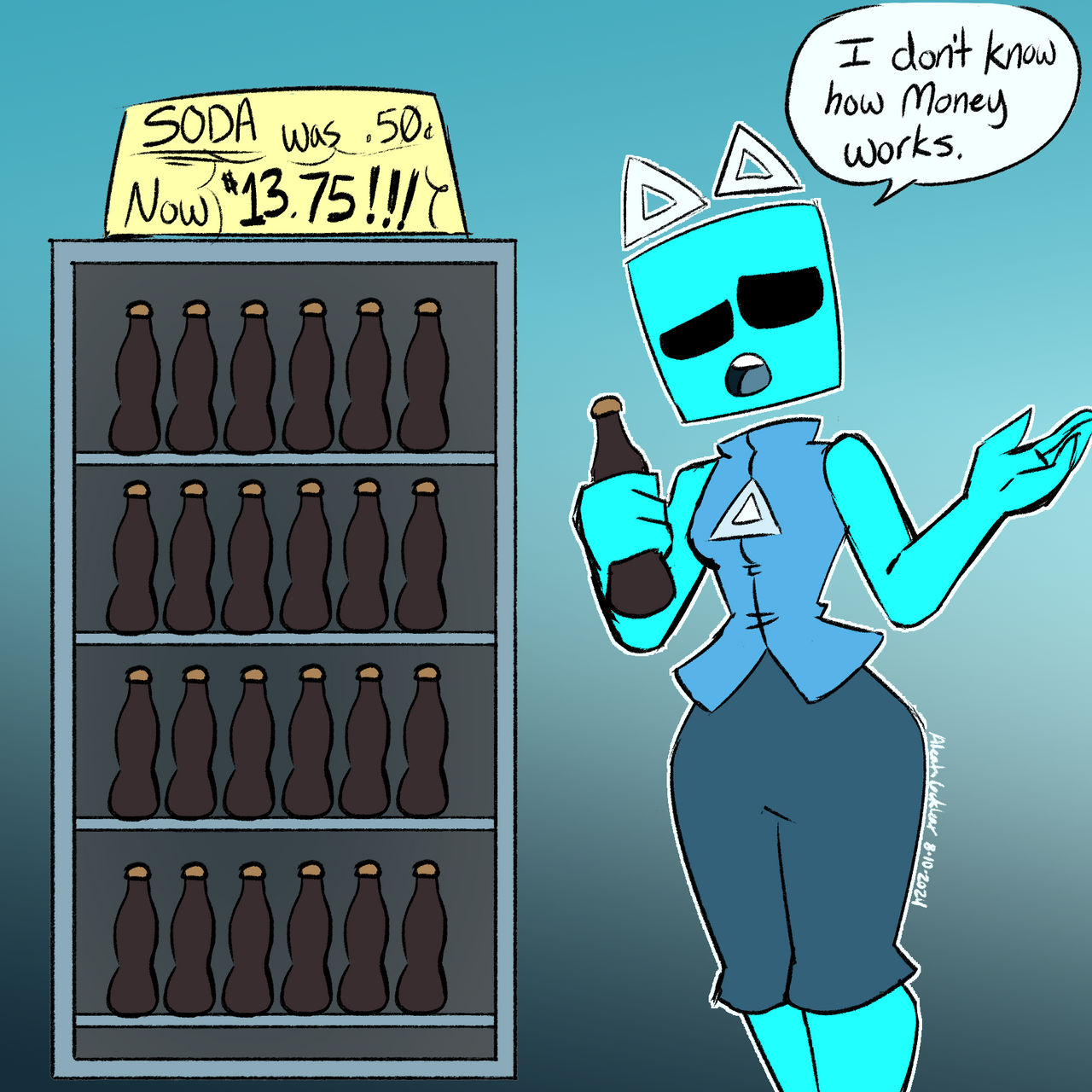 Cube Soda Inflation by Afrothunderxx96 on DeviantArt