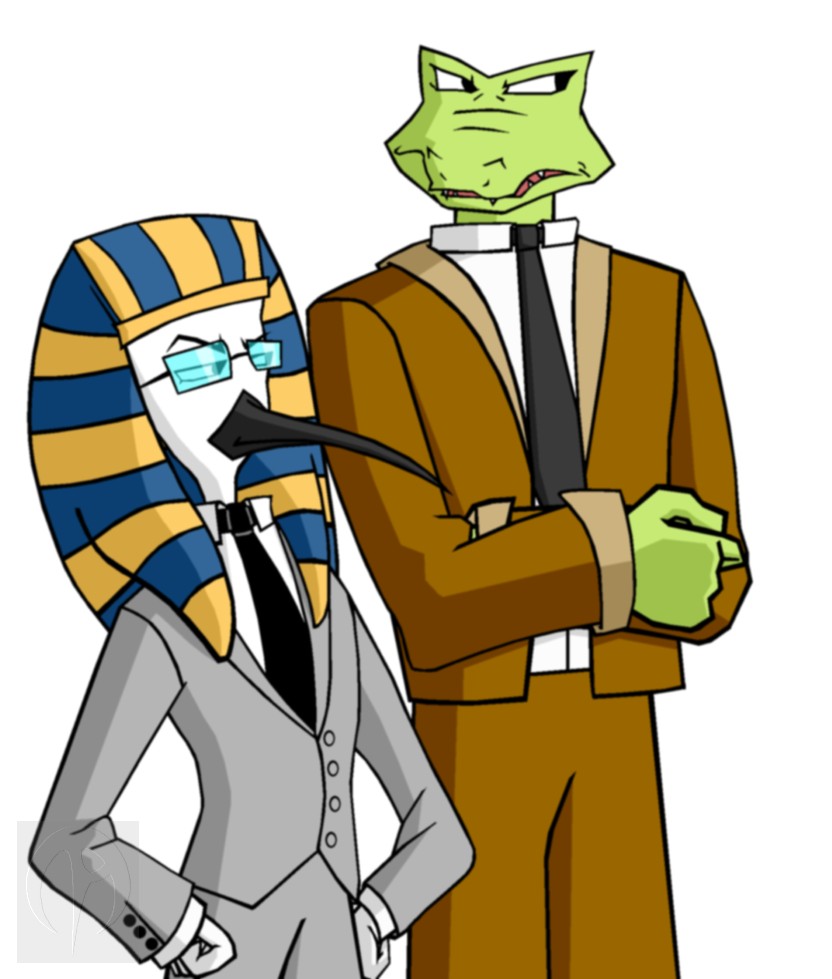 Thoth and Henley - Colored