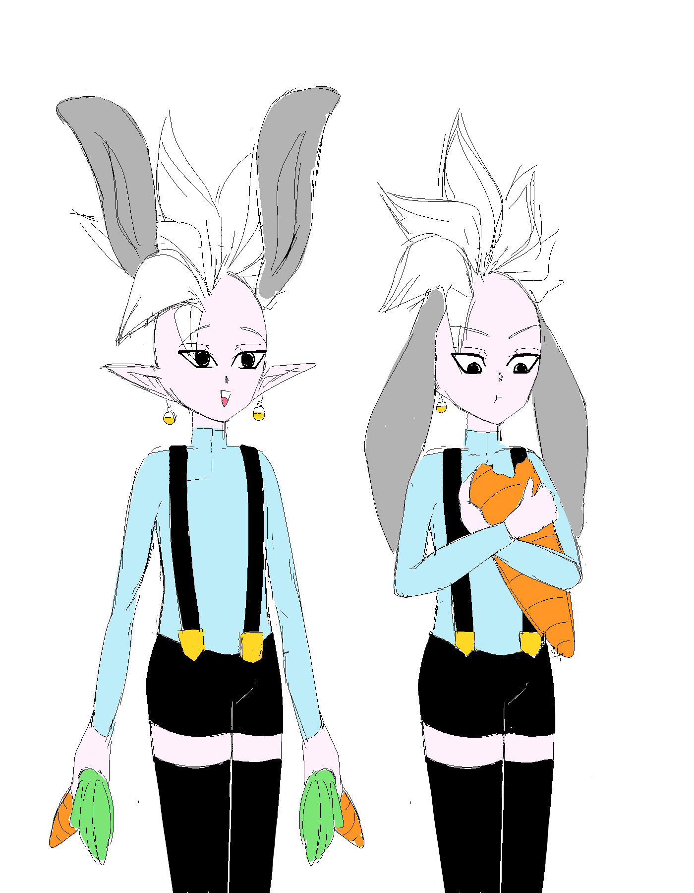Shin Supreme Kaioshin Rabbit bunny cute by Jitomango on DeviantArt