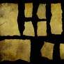 Torn Paper - Small Yellowed 3