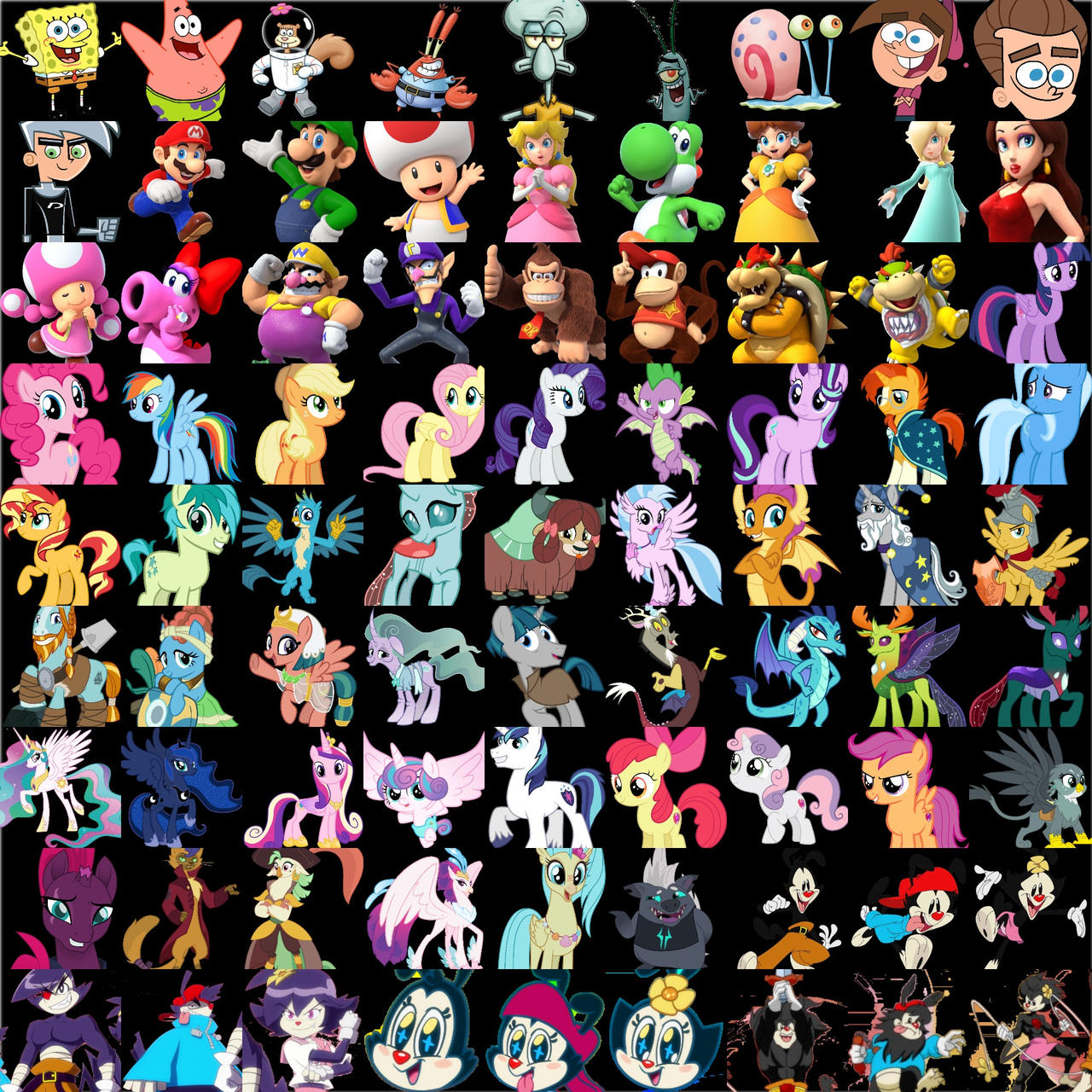 The Collage Of The Main Characters by michael88r4 on DeviantArt