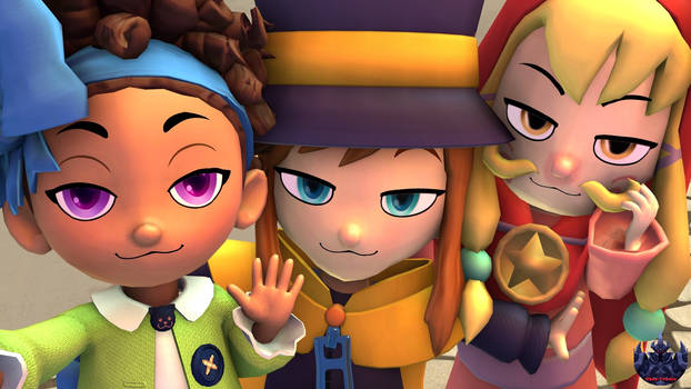 The 4 Hat Kids of the Time (A Hat in Time) by ofihombre on DeviantArt