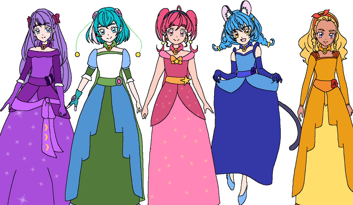 Precure All-Stars Medieval looks (GMD) by monsterhigh38 on DeviantArt