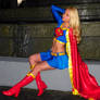 Supergirl sitting