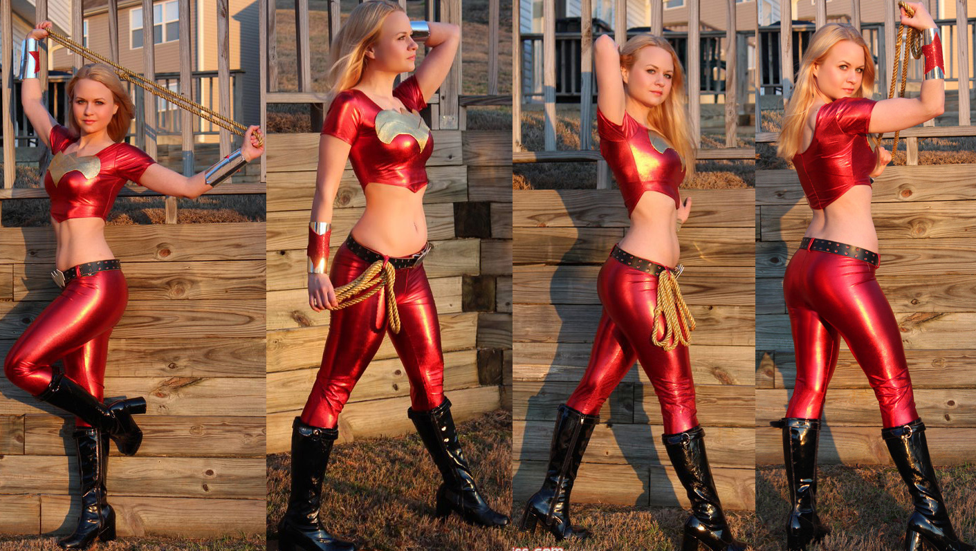 Wonder Girl collage