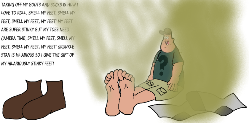 Soos Ramirez's stinkiest feet actually exposed!