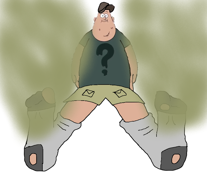 Soos' socks are the smelliest piece of clothing!