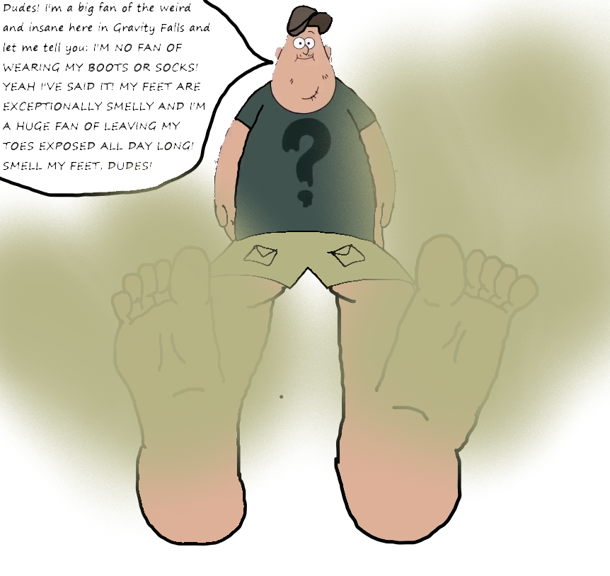 Soos loves going barefoot as they're super smelly!