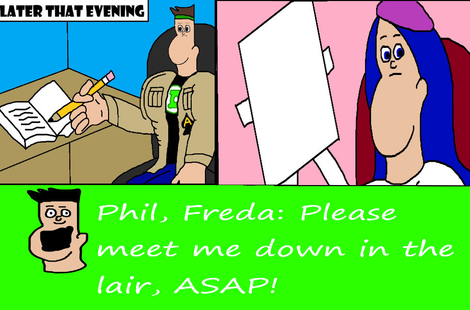 Duncan Griffin frantically calling Phil and Freda! by ...